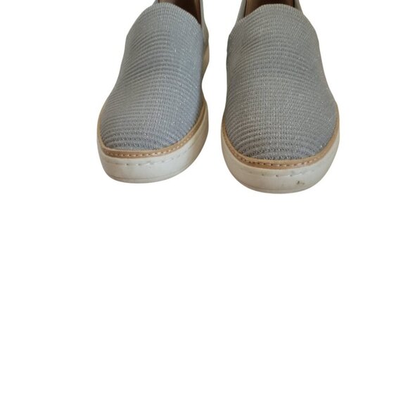 UGG Women's Metallic Silver Loafers Knit Casual 9 - Picture 6 of 7